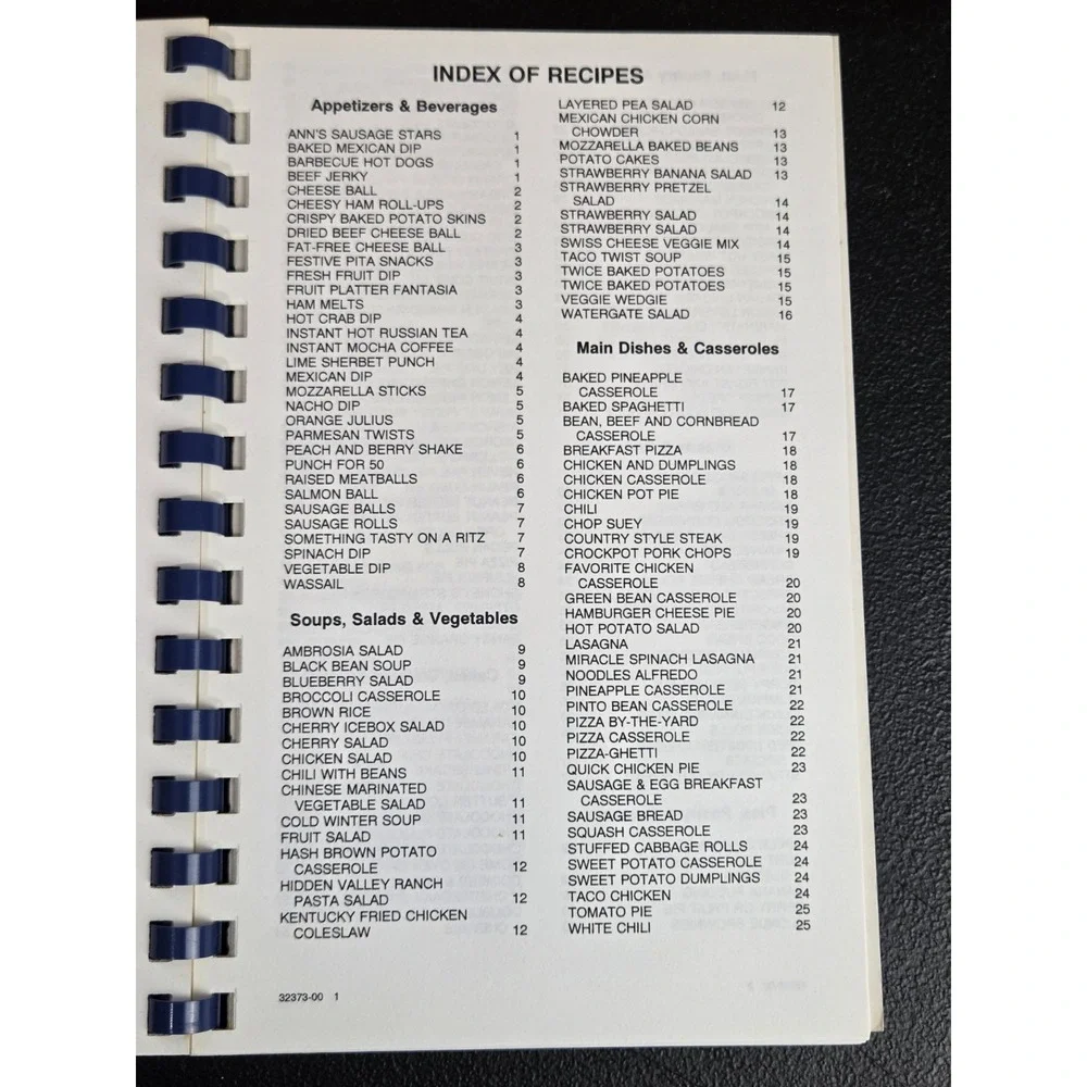 Central Middle School Fellowship Of Christian Students Cookbook Dobson, NC  2000